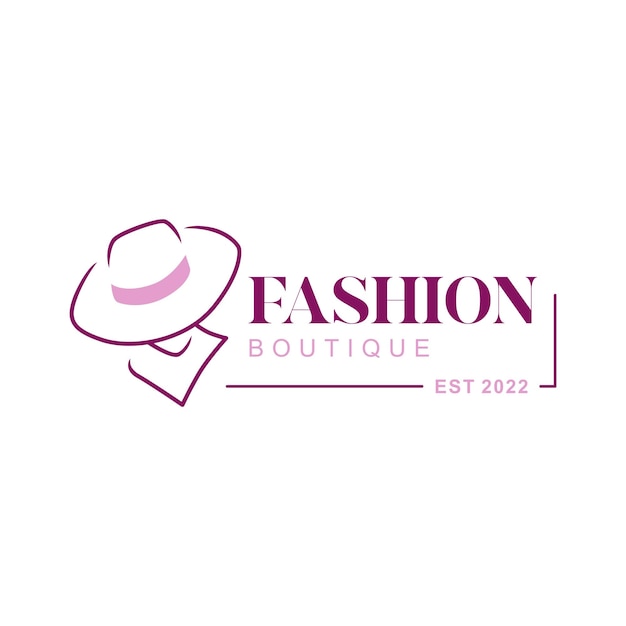 Minimaal boutique mode-logo