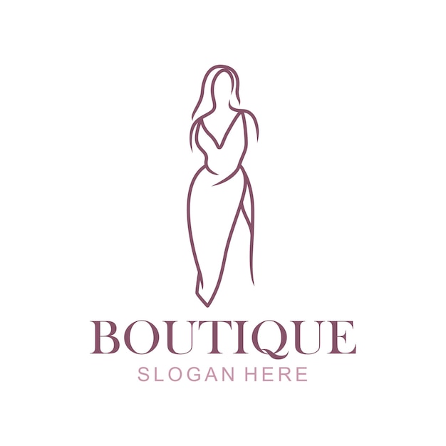 Minimaal boutique mode-logo