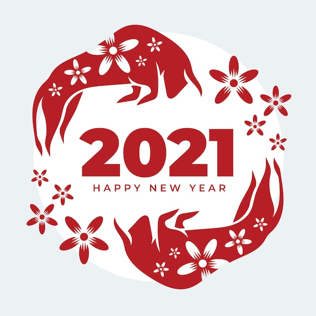 Minimaal Chinees nieuwjaar 2021