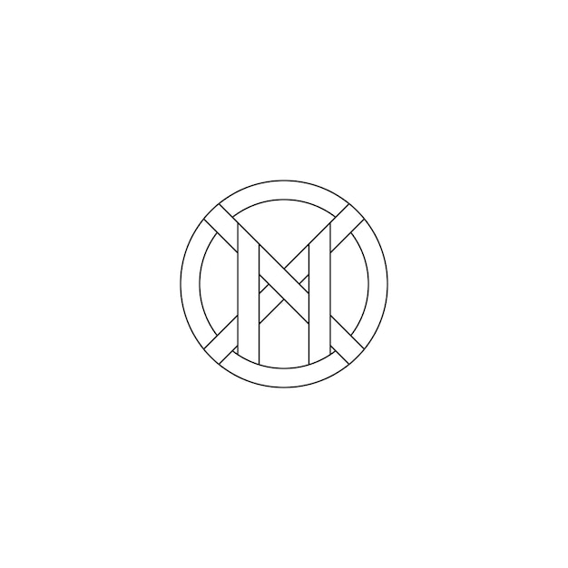 Vector minimaal logo merk symbool ontwerp grafisch minimalistisch logo