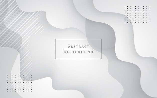 Minimal Abstarct Динамический текстурированный геометрический дизайн фона в 3D-стиле с белым цветом