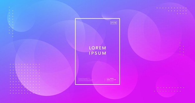 Minimal abstract background. Trendy geometric gradient backdrop vector design.