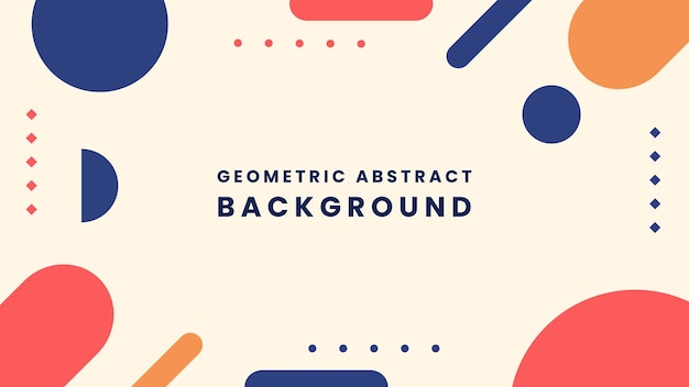 Minimal Abstract Geometric Background