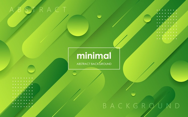 Minimal abstract green gradient color shape geometric background eps10 vector