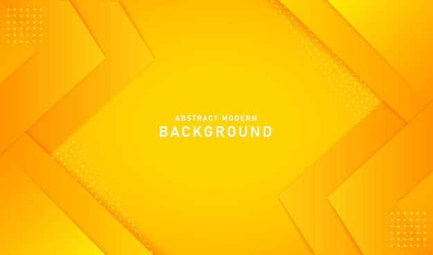 minimal abstract papercut orange and yellow background