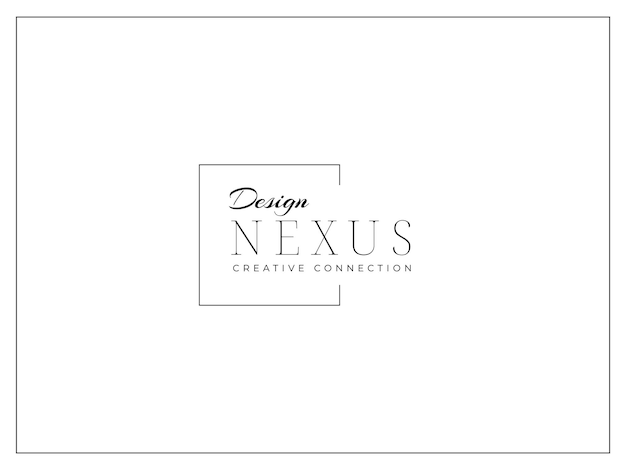 Minimal and Aesthetic typography logo template for company and beauty business
