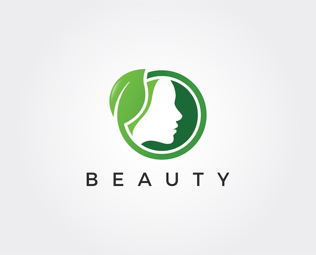 Minimal beauty logo template