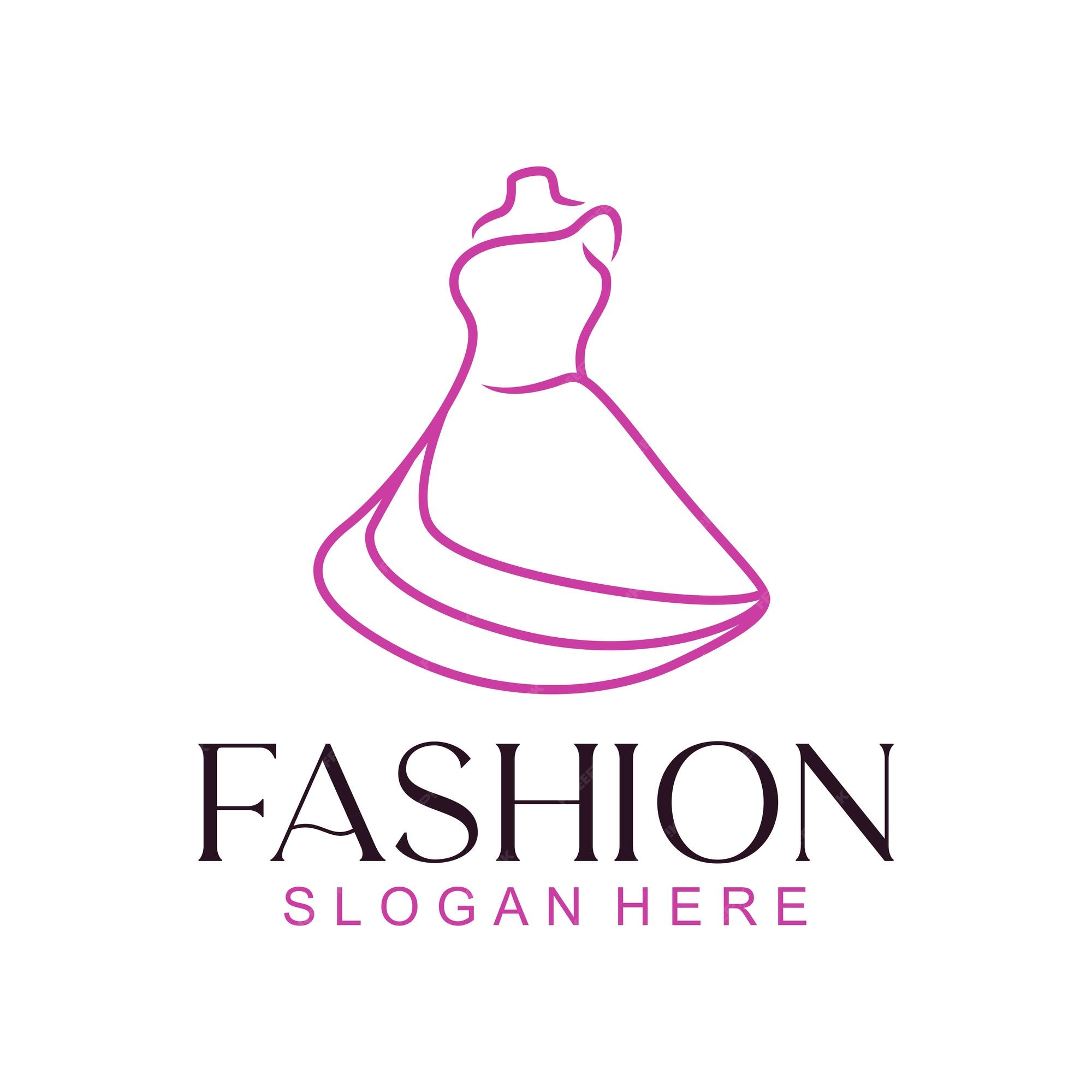 Premium Vector | Minimal boutique fashion logo