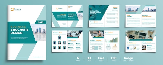 Minimal Business Brochure Template Set