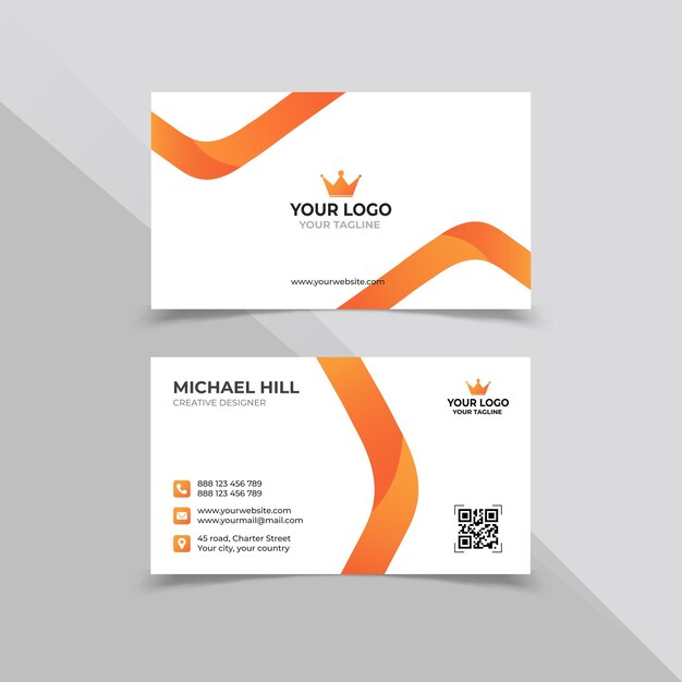 Minimal Business card design template