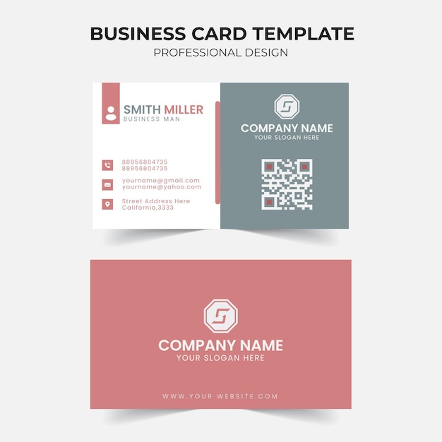 minimal business card template