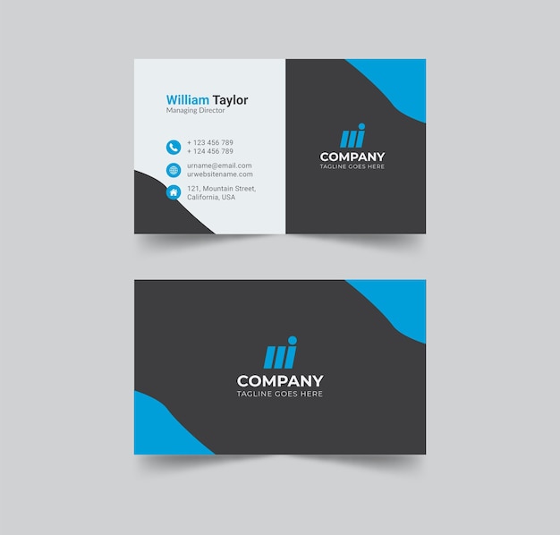 Minimal business card template