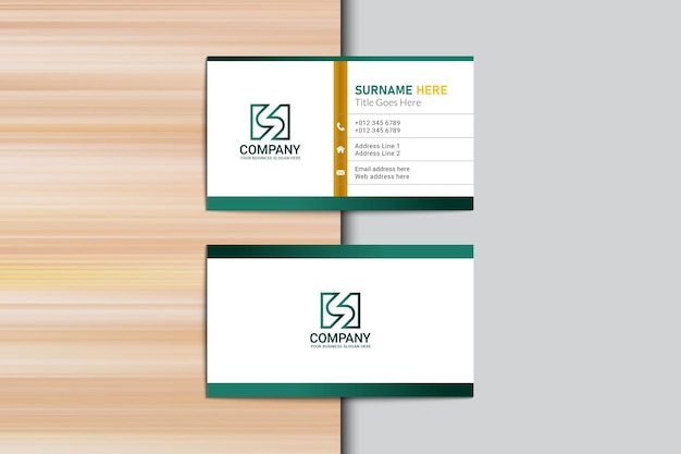 Minimal business card template