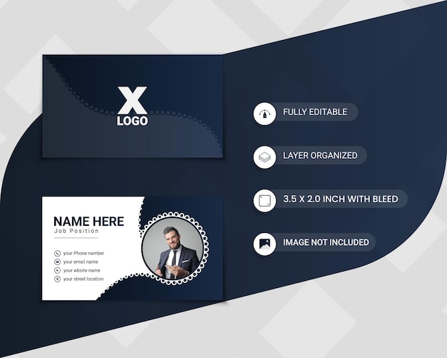 A minimal business card for your company