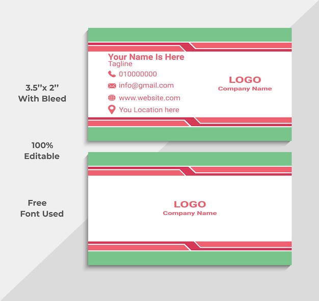 Minimal business card