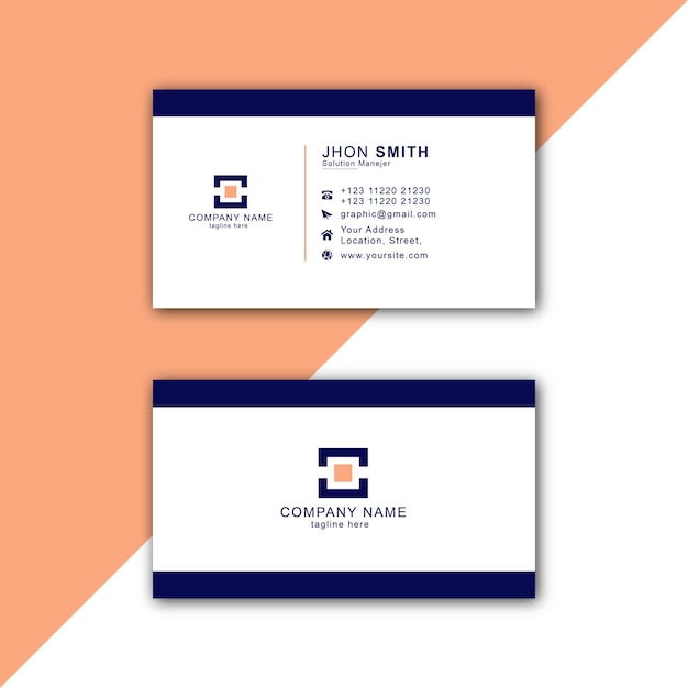 Minimal business card