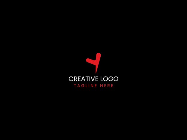 Vettore design del logo creativo aziendale minimo