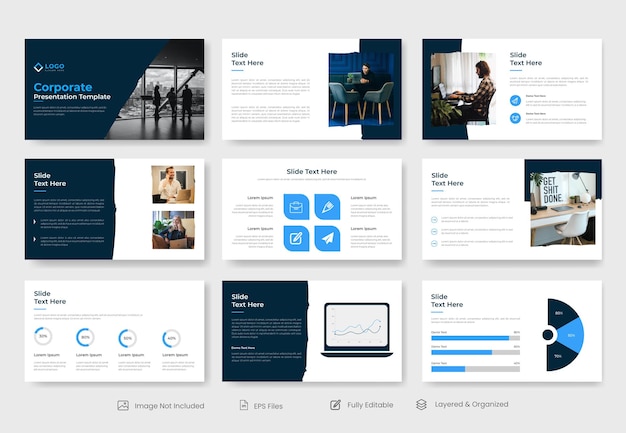 Minimal business presentation template