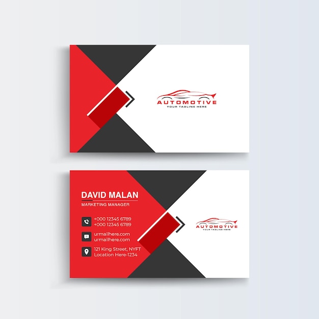 Minimal Card Design Abstract card Car Rental Business Card Comapny Business Card Visiting Card