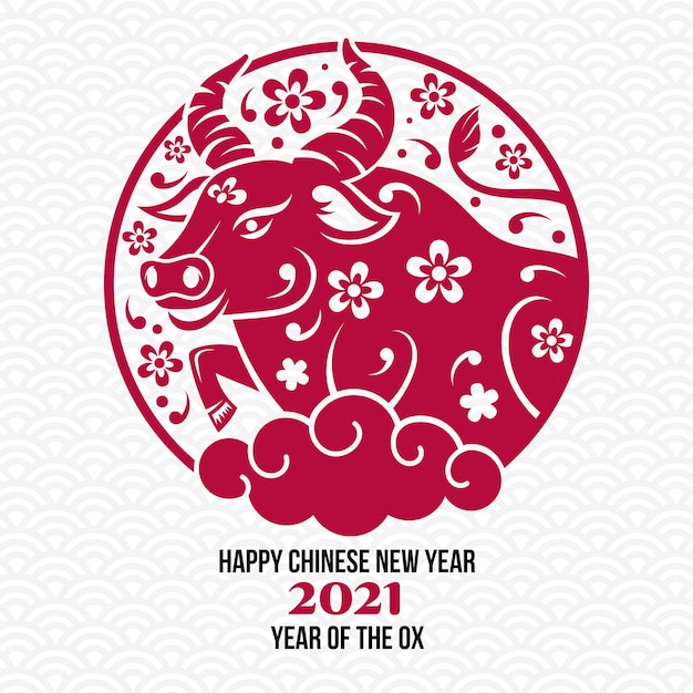 Minimal chinese new year 2021