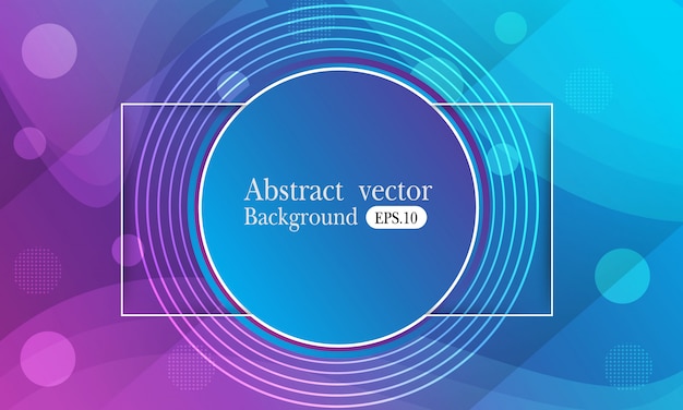 Vector minimal colorful geometric background