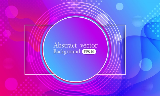 Vector minimal colorful geometric background