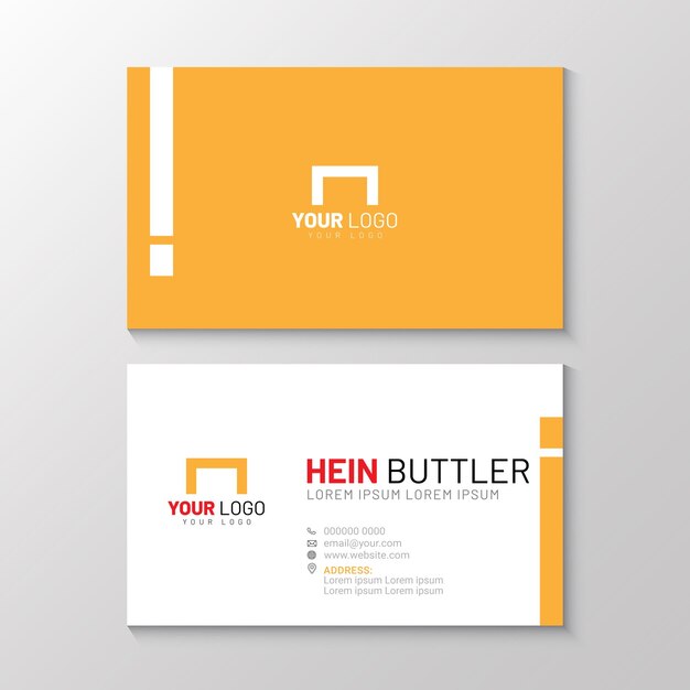 Minimal Corporate Business card design