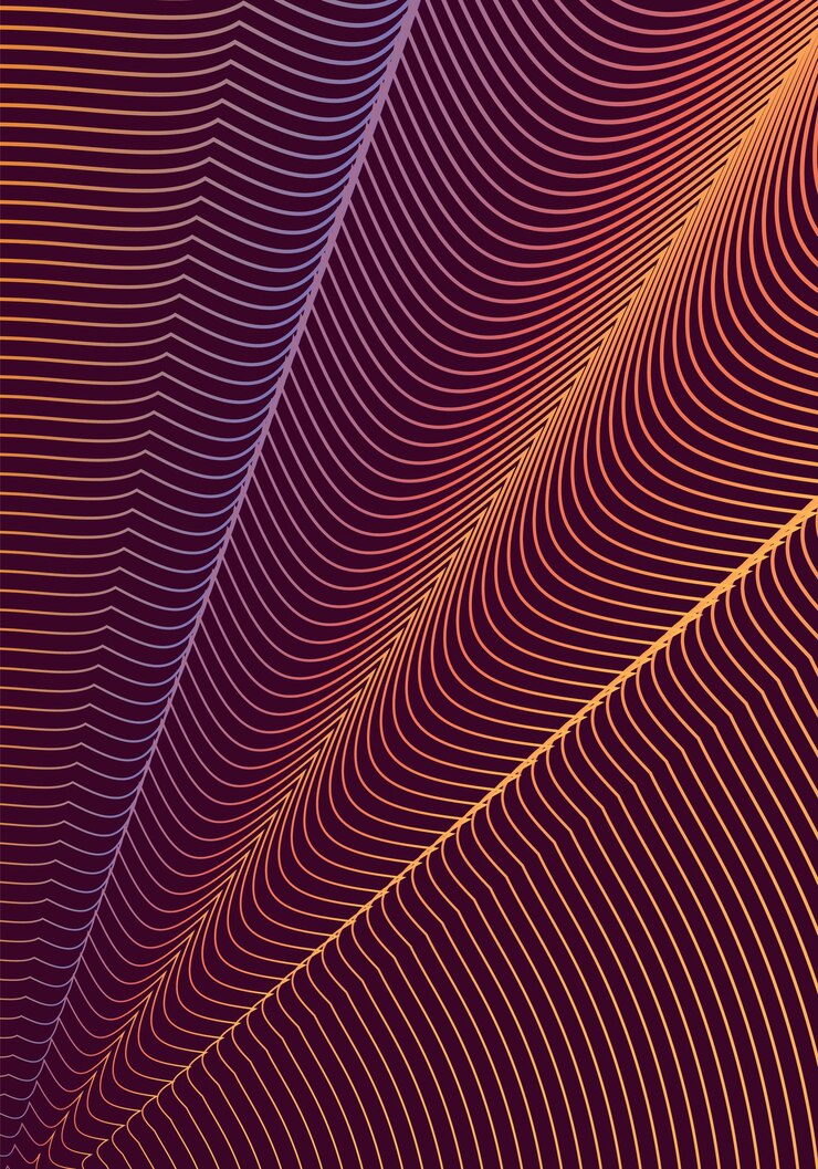 Vector minimal cover design template. modern brochure layout. orange vibrant halftone gradients on wine red background. fabulous trendy abstract cover design.