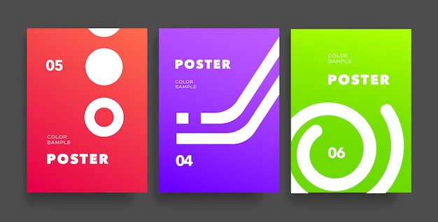 Minimal covers set. geometric shapes composition. modern design posters. illustration