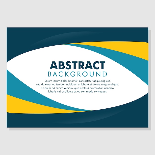 Vector minimal creative abstract background modern horizontal composition abstract illustration