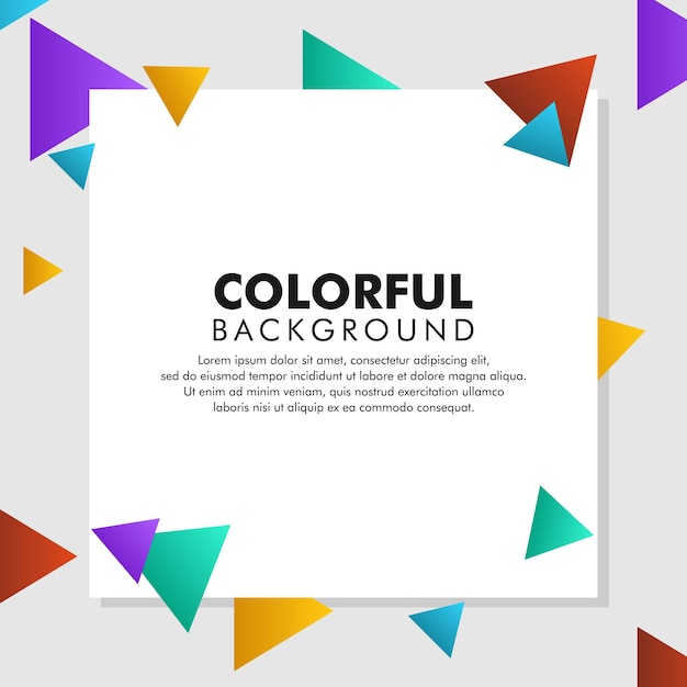 Minimal creative colorful background modern horizontal composition abstract illustration