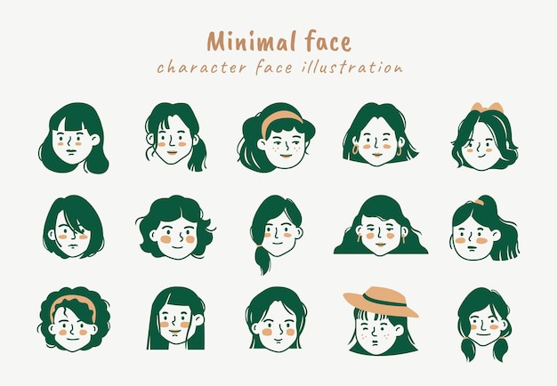 Minimal Face illustration