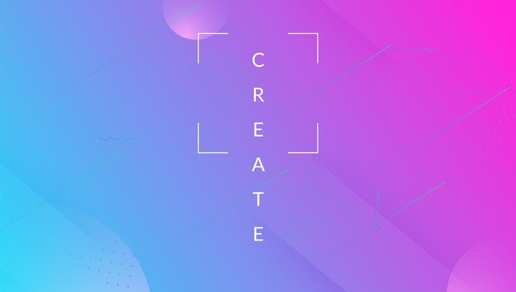 Vector minimal flyer. blue mobile poster. commercial geometry. graphic page. cool neon layout. abstract concept. dynamic design. wave landing page. magenta minimal flyer