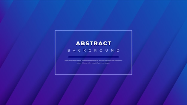 Minimal geometric background Dynamic shapes composition blue and purple