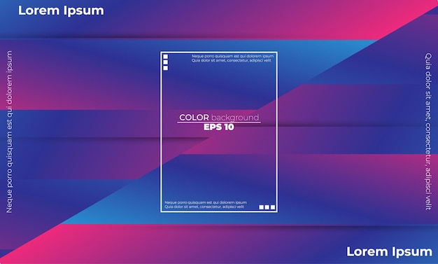 Minimal geometric background gradient shapes composition Applicable for gift card Poster on wall poster template landing page ui ux coverbook baner social media posted