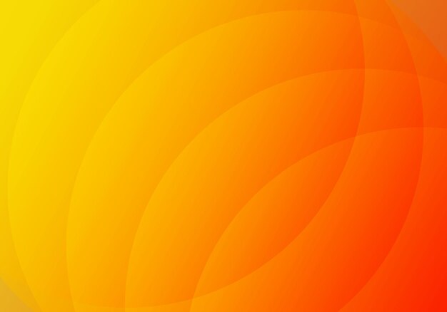 Minimal geometric background Orange elements with fluid gradient Dynamic shapes composition