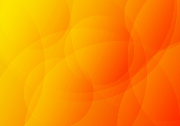 Minimal geometric background Orange elements with fluid gradient Dynamic shapes composition