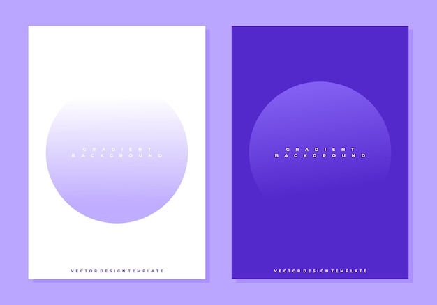 Minimal geometric background Purple elements with fluid gradient