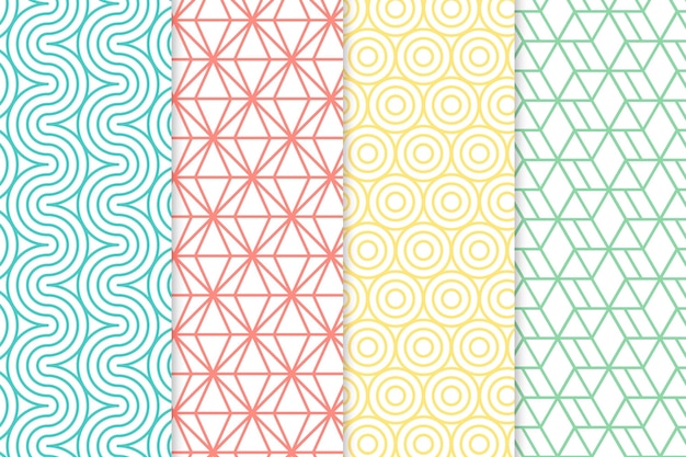 Minimal geometric pattern collection