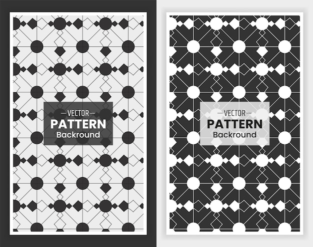 Minimal geometric vector pattern background