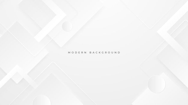 Minimal geometric white light background abstract design