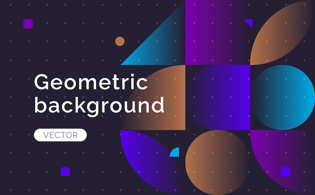 Sfondo geometrico a gradiente minimo. illustrazione vettoriale