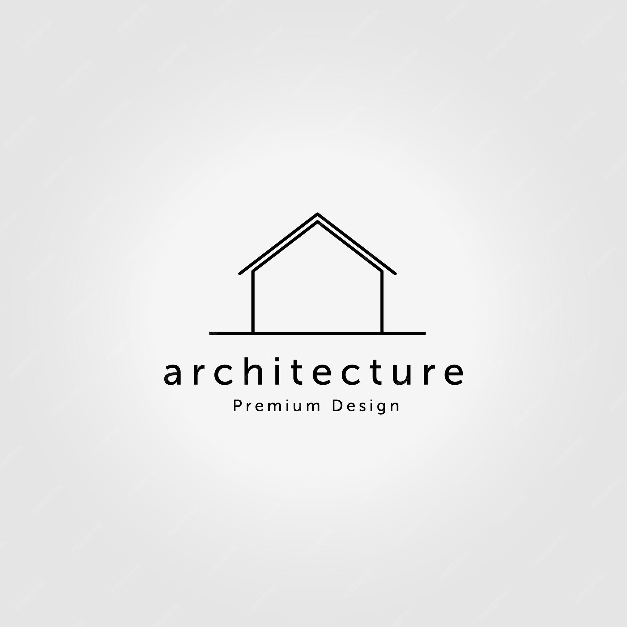 Premium Vector | Minimal house logo design vector line art ...