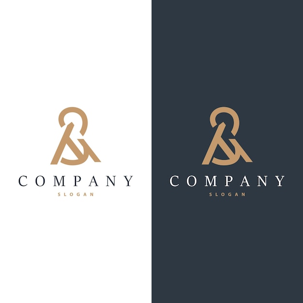 Minimal Initial MS Letter Logo SM Logo Modern and Luxury Vector Template