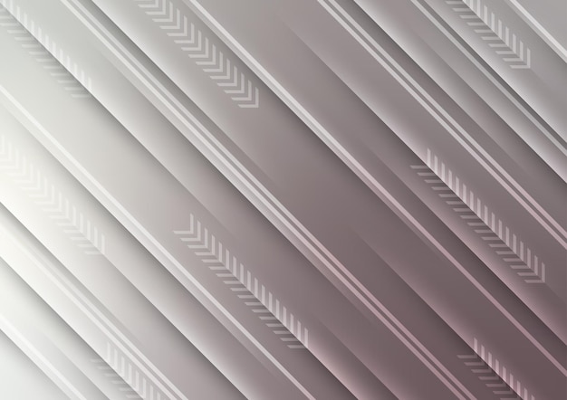 Minimal line grey arrow pattern presentation background