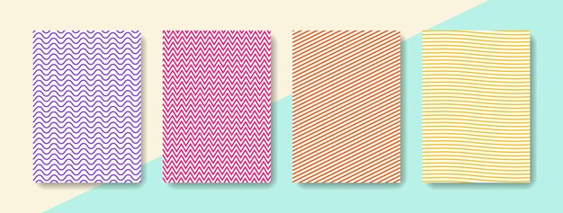 Minimal lines pattern and geometric background