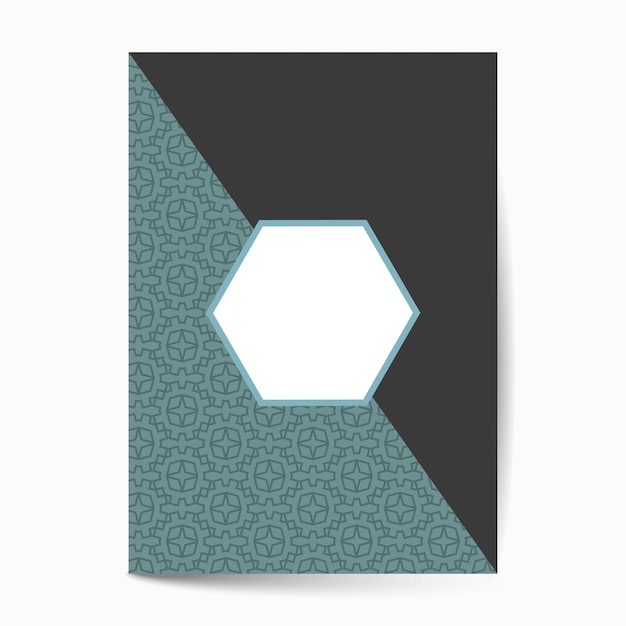 메뉴 초대 카드 배너 책 디자인 벡터에 대한 패턴 요소가 있는 최소한의 럭셔리 커버 디자인