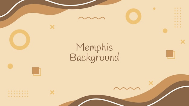 Design di sfondo di memphis minimo