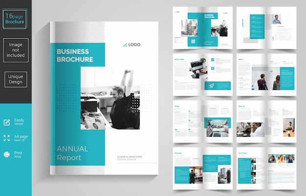 Minimal Pages Business Brochure Design