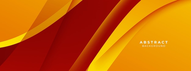 minimal red and yellow geometric shapes abstract modern background design design for banner